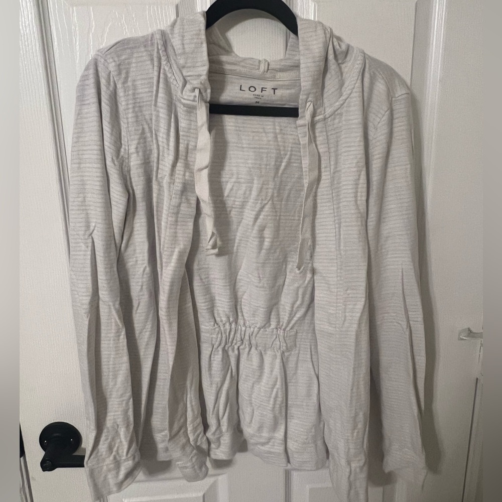 Loft sweatshirt cardigan